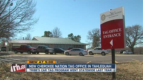 Cherokee nation tag office tahlequah - Cherokee Nation Tag Office. 120 E Balentine Rd Tahlequah OK 74464. (918) 453-5100. Claim this business. (918) 453-5100. Website. More.